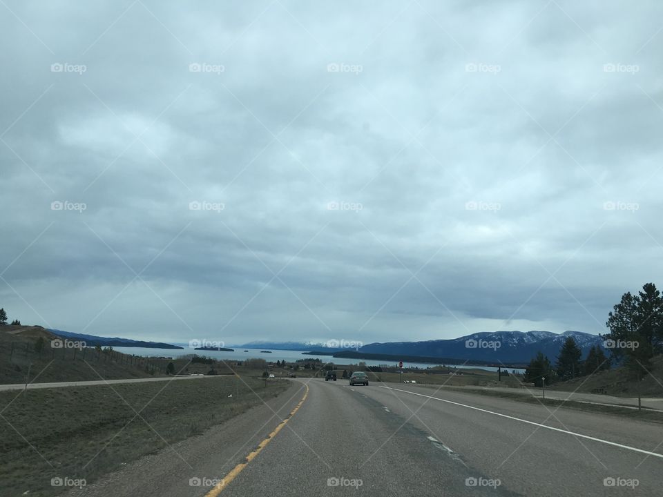 I always love this view of Flathead Lake coming down the hill in Polson, MT.