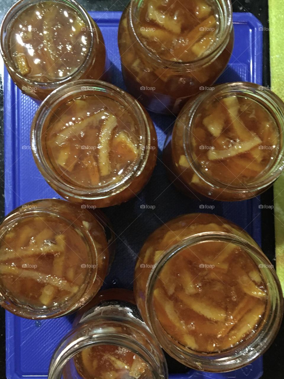 Homemade oranges marmalade 