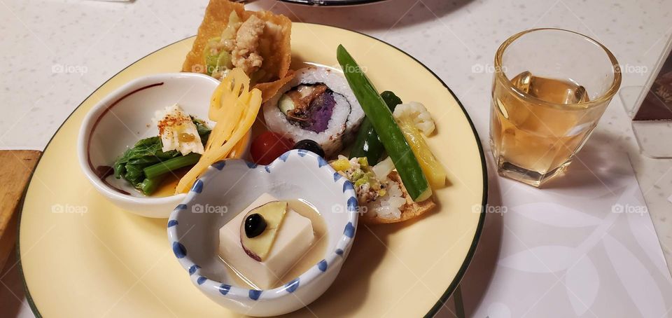 Delicious meals at the vegetarian buffet restaurant