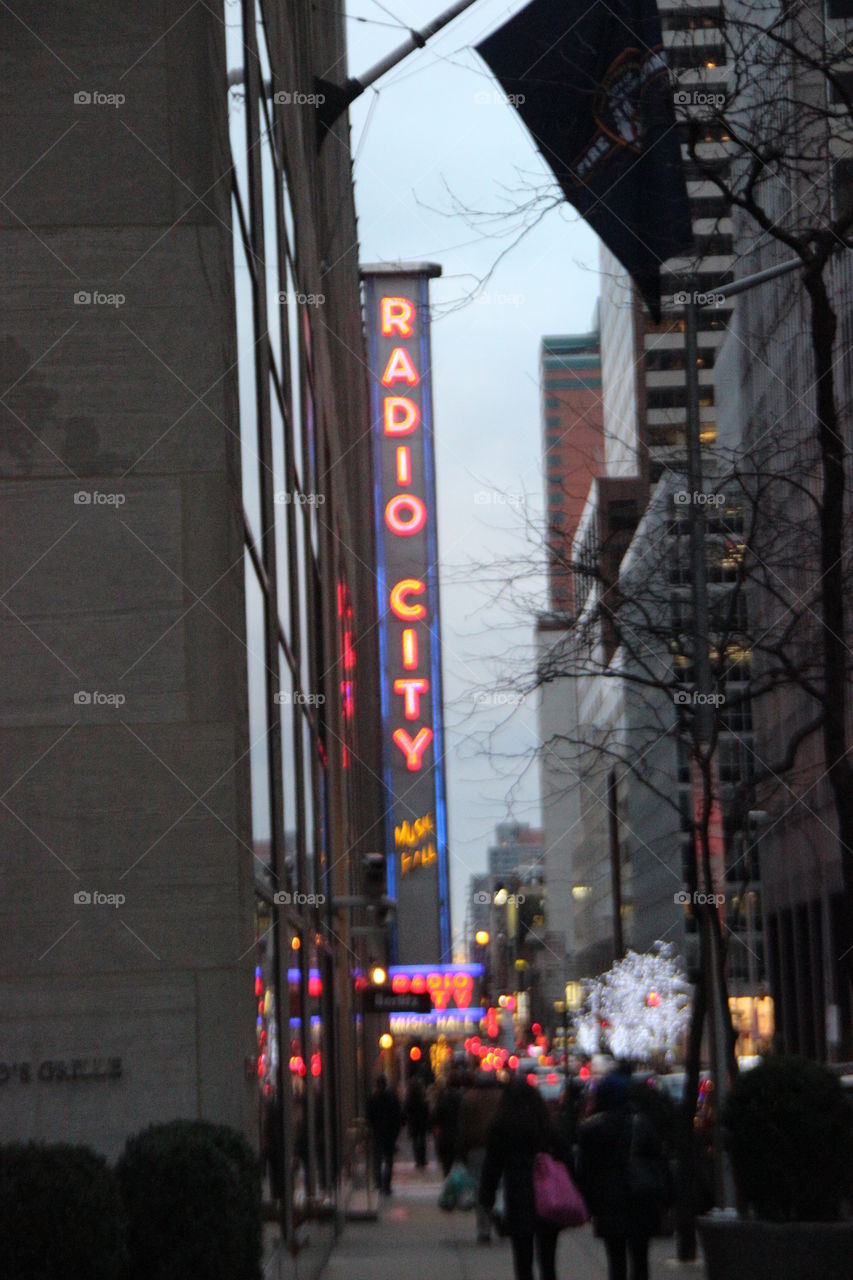 Radio city building. Newyork 