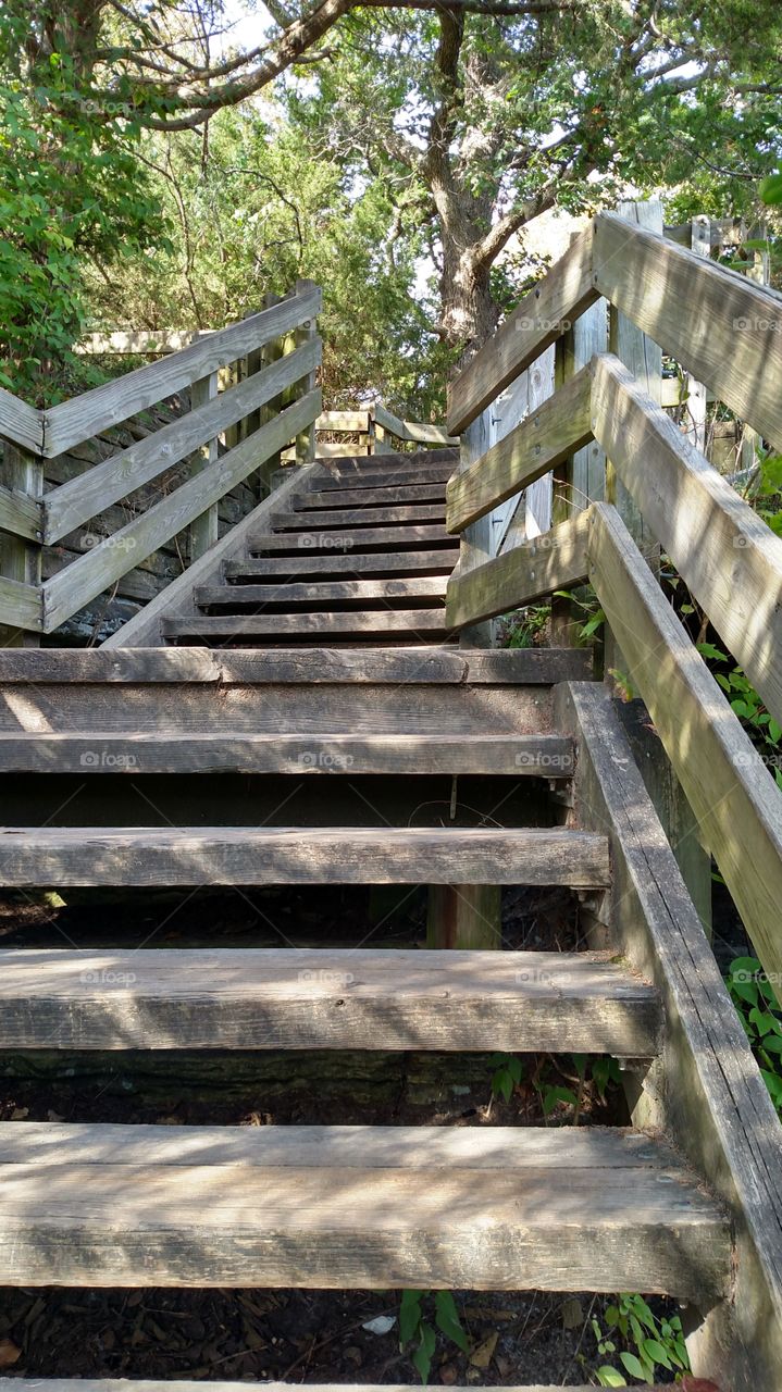 do I want to walk up all these steps..even though it is good excersise..or should I drive on the road