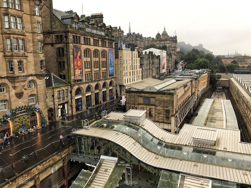 Waverley Station and the Old Town