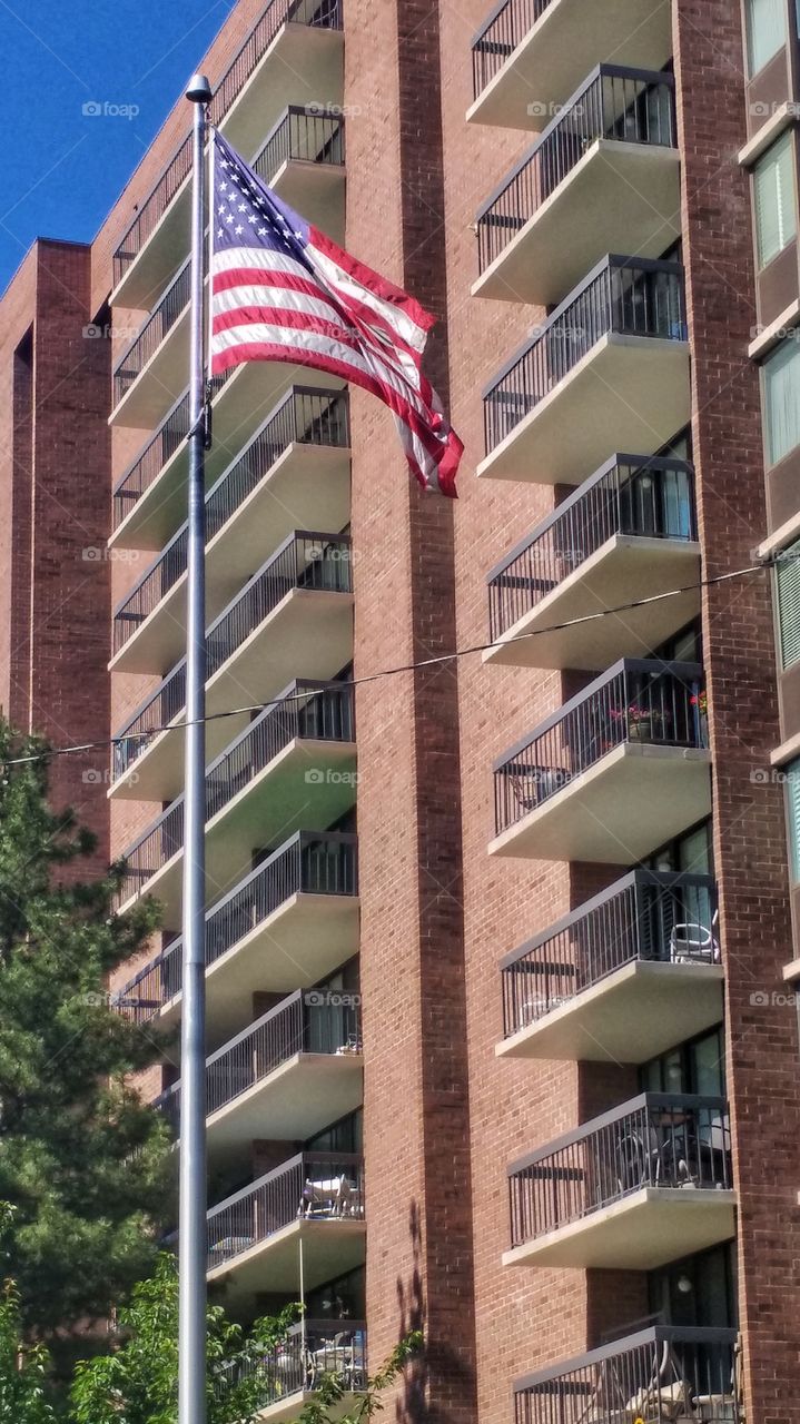 Neighbourhood flag.