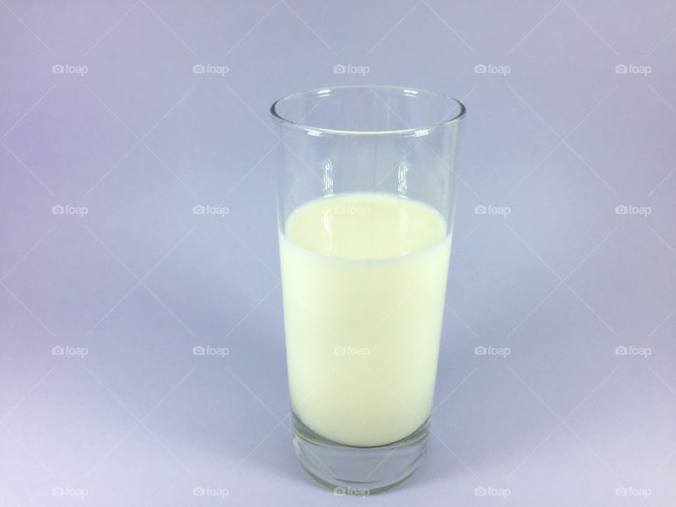 Milk in the glass 