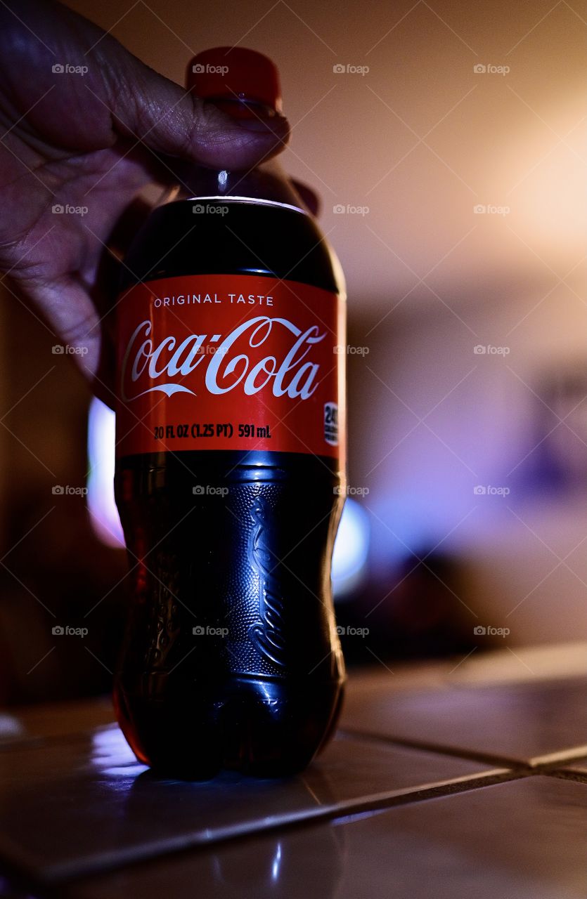 At home with Coca Cola night refreshment with the family 