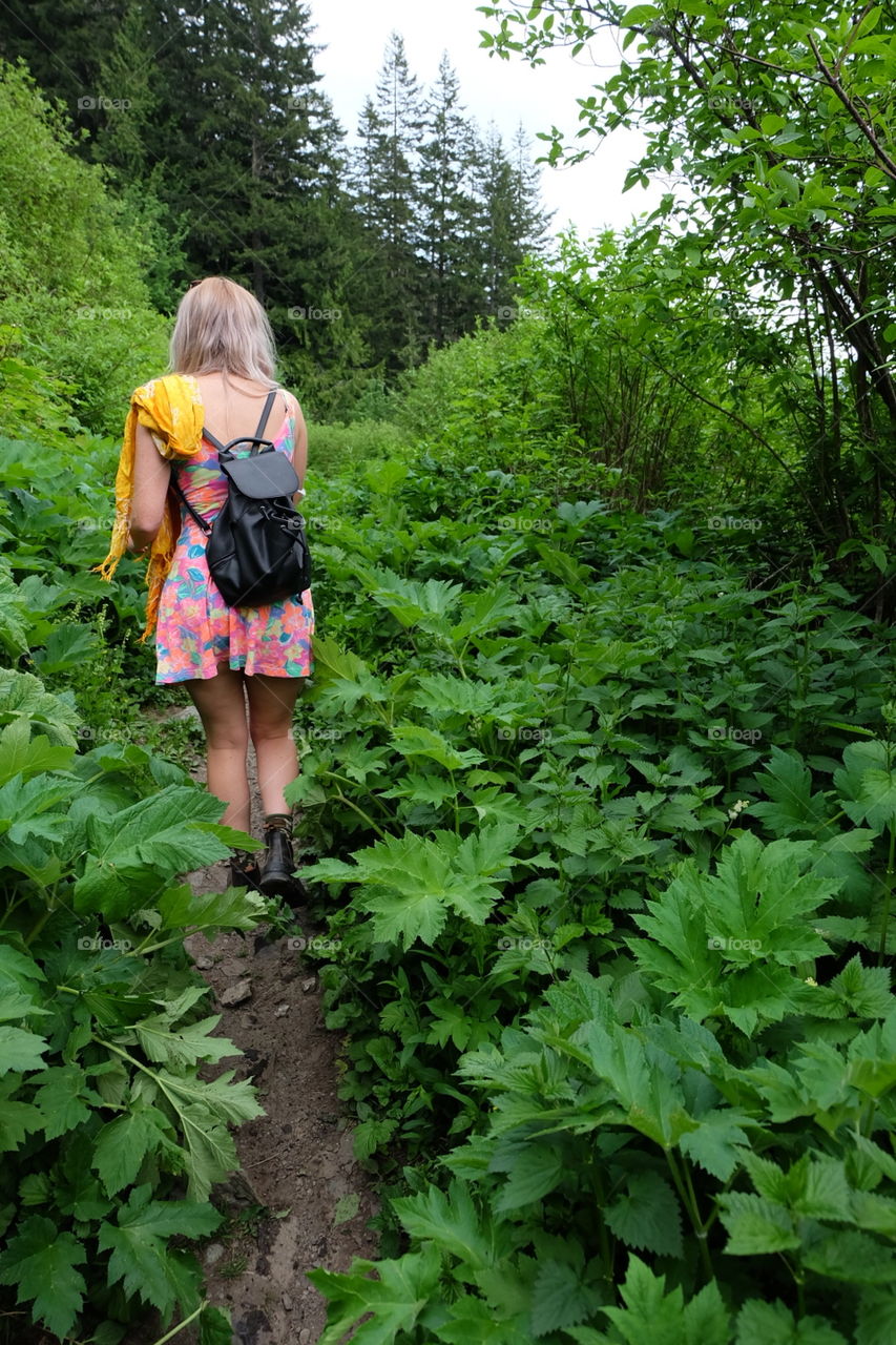 Spring hiking