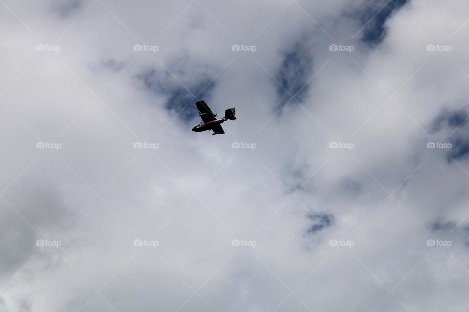 Airplane in the clouds ☁️