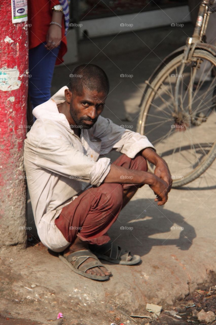 Homeless Indian