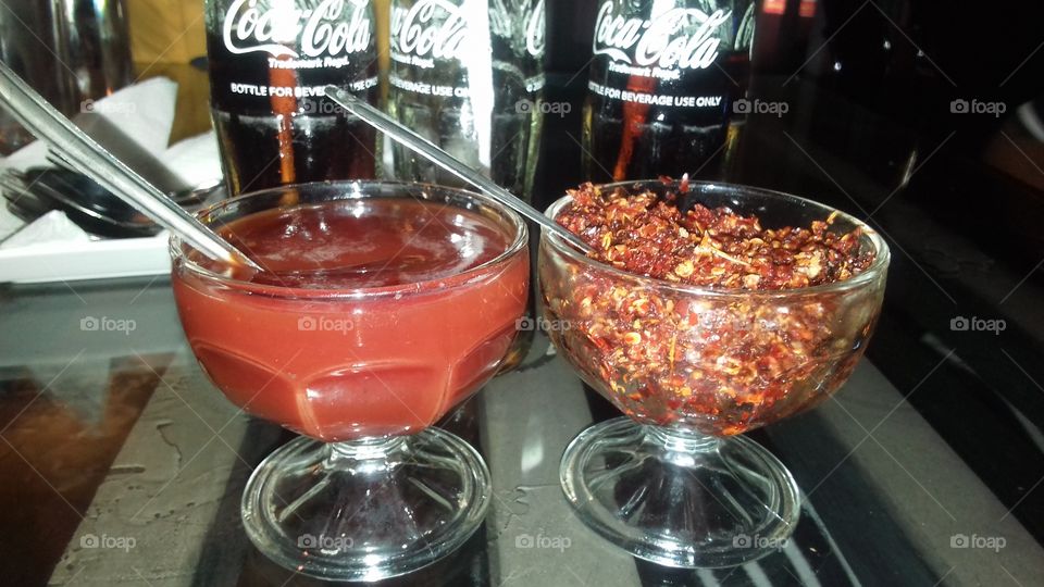 Tasty source and chillie paste