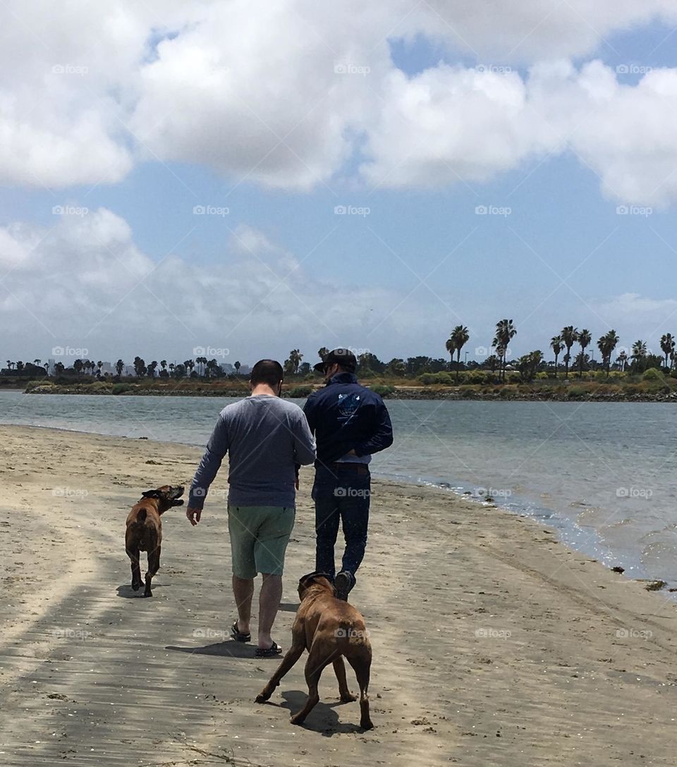 Beach walking 