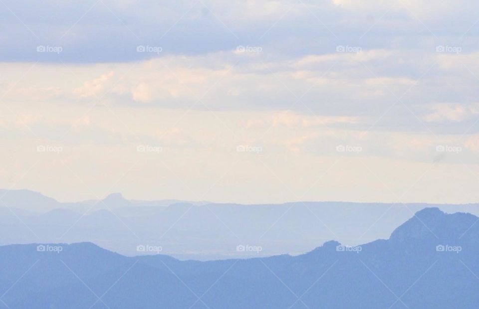 The rolling blue Bvumba Mountains located in Zimbabwe 🇿🇼