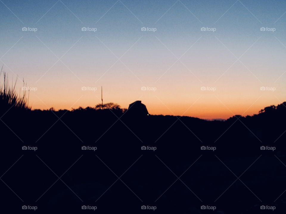 Montauk New York, Seashore, rocks, beach, sea, landscape, sunset, 