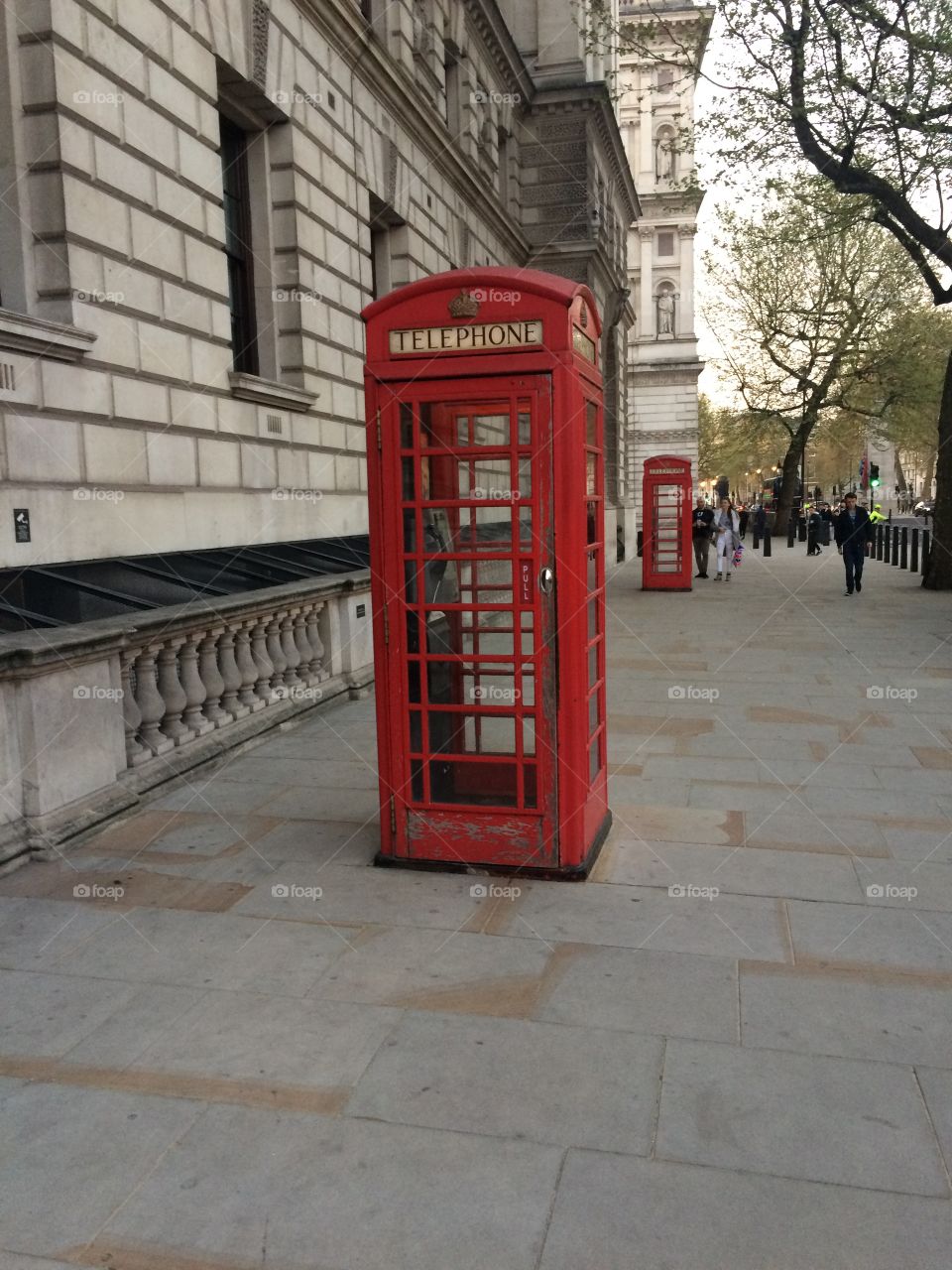 London's iconic red phone booth 