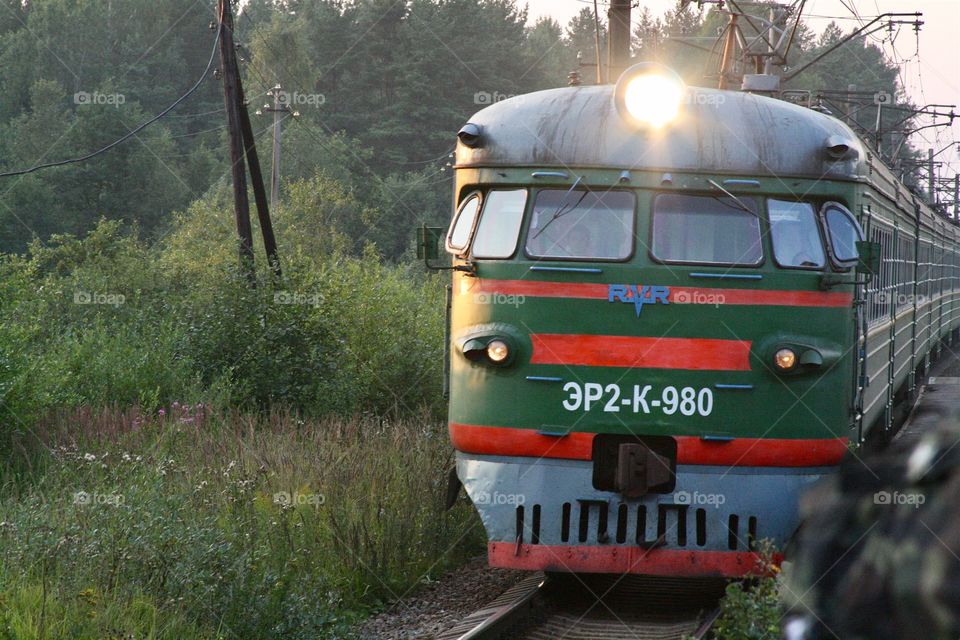 Old Electric Train 