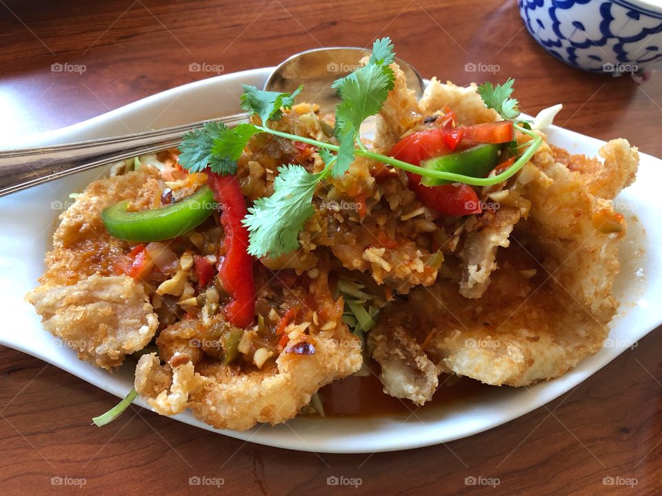 Thai Spicy Fried Fish