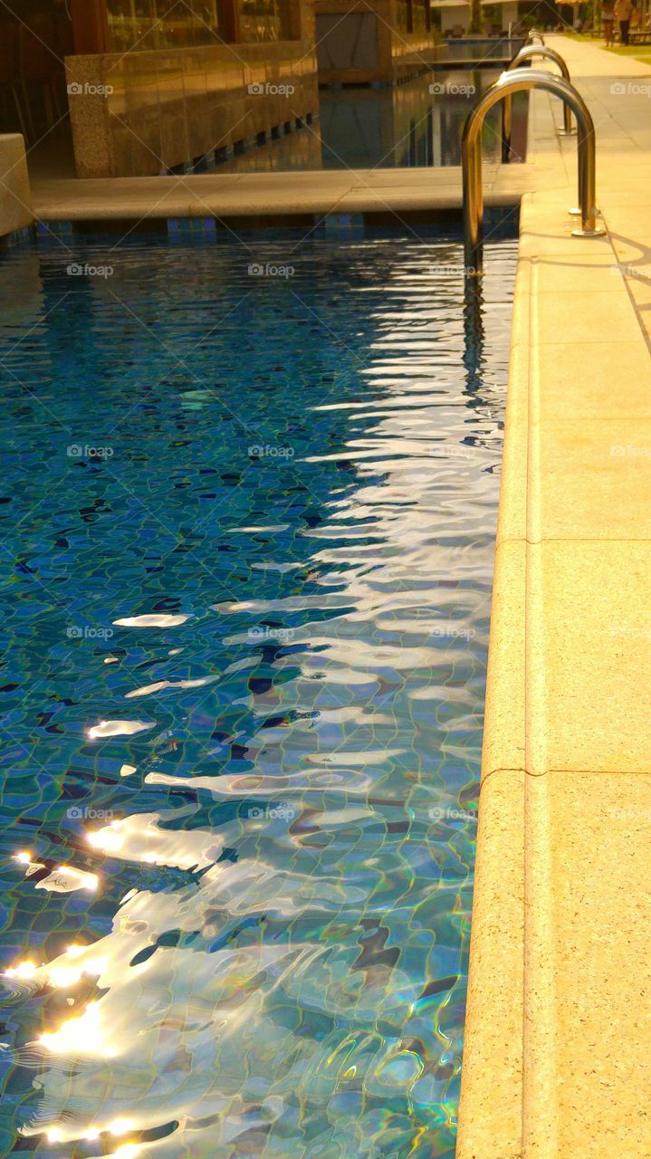 Scenic view of swimming pool in resort