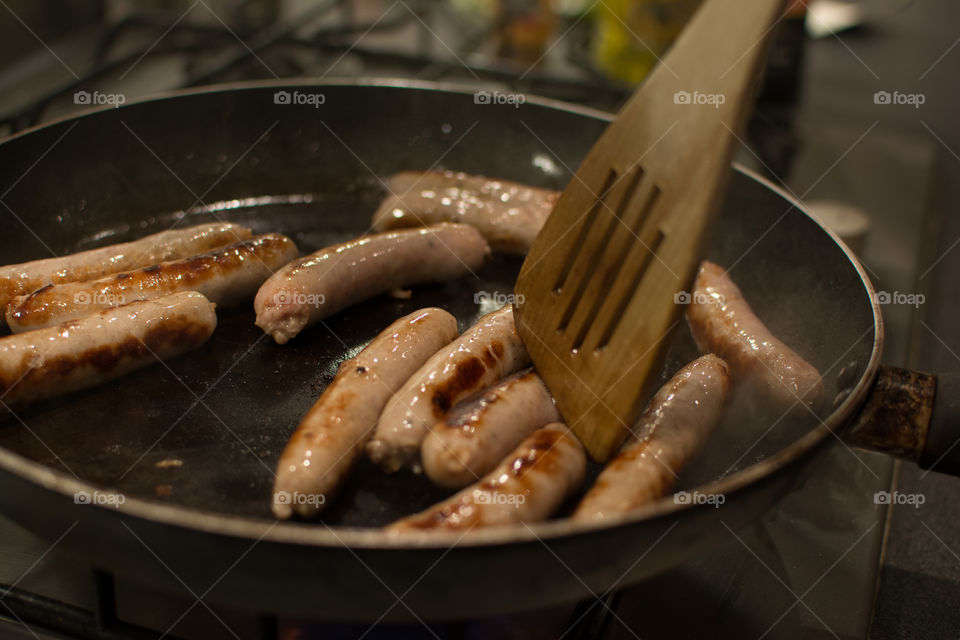 sausage in olive oil and lime