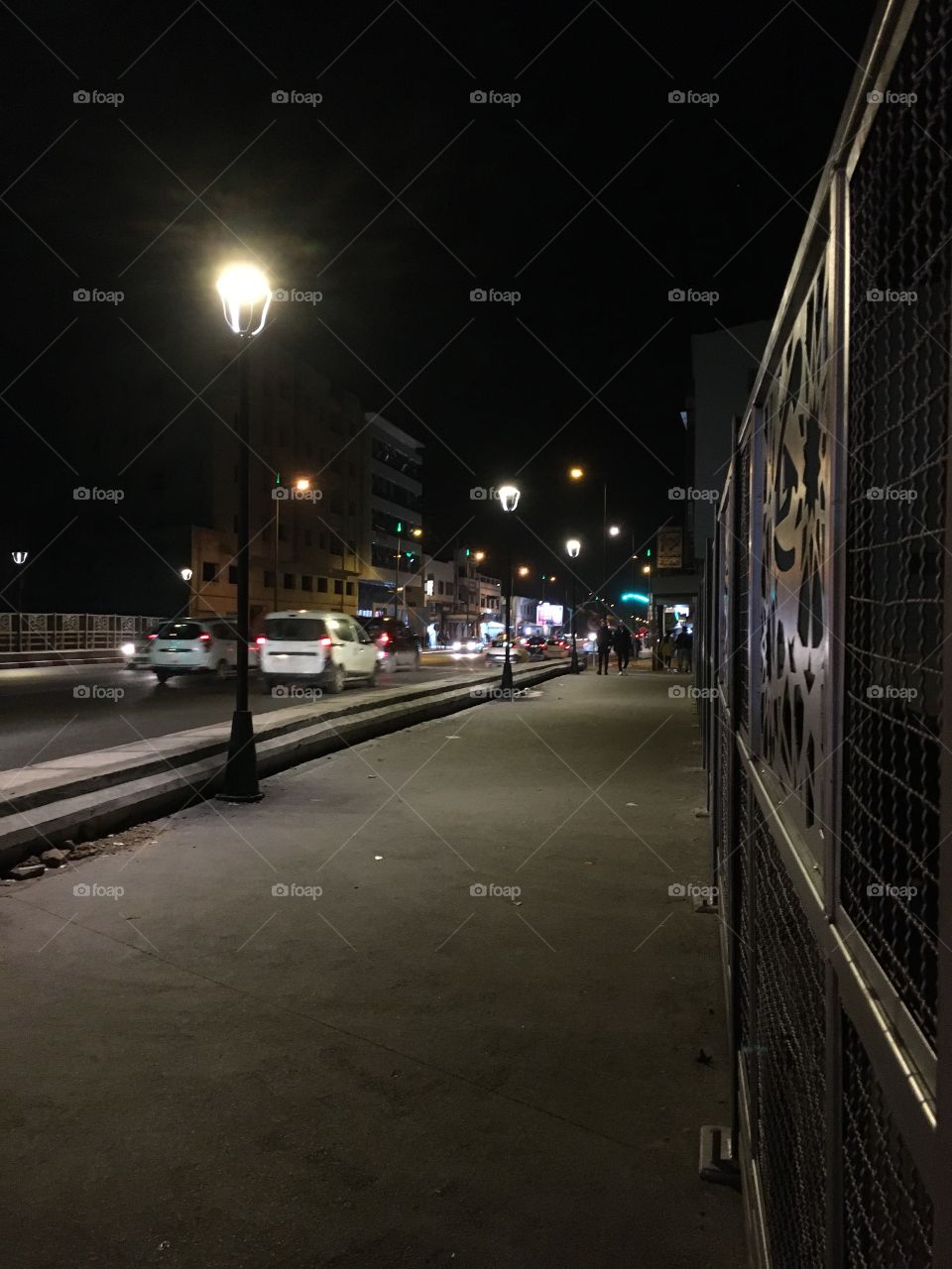 November street at night 