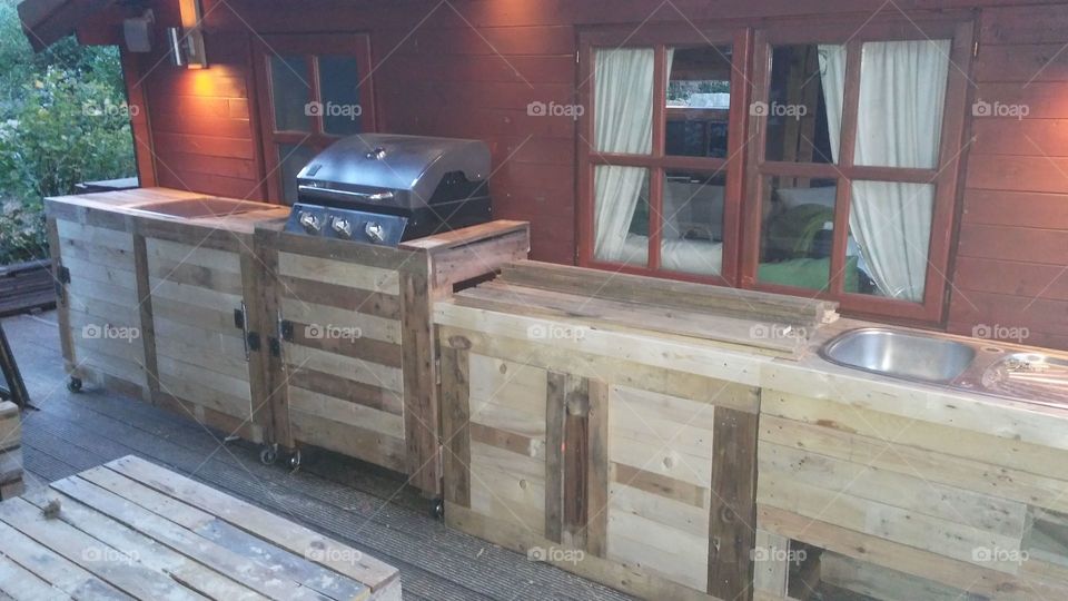 outdoor Küche kitchen