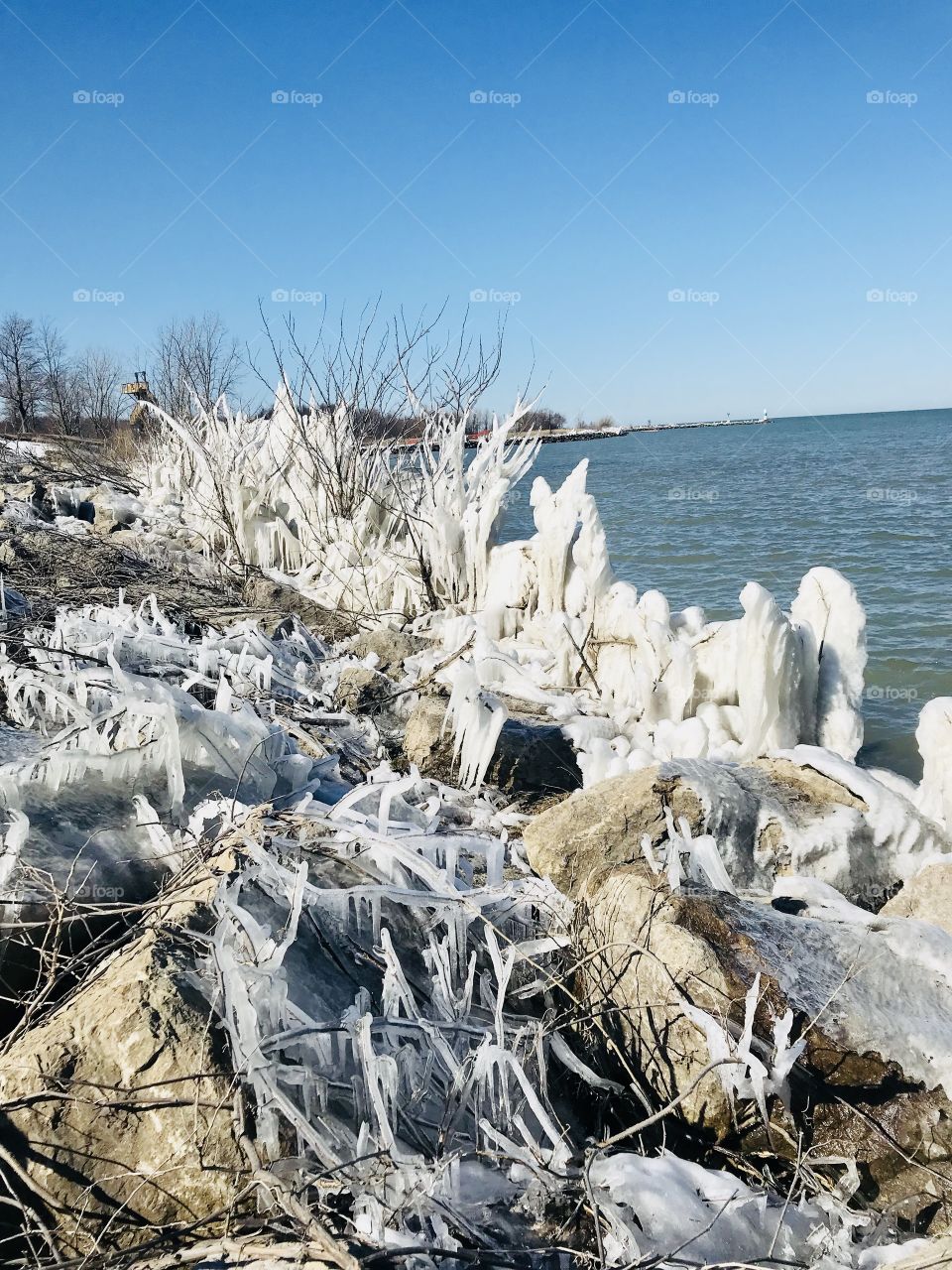 Beach Walk in winter 