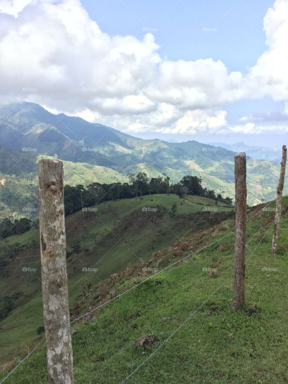 Paisaje en las montañas
