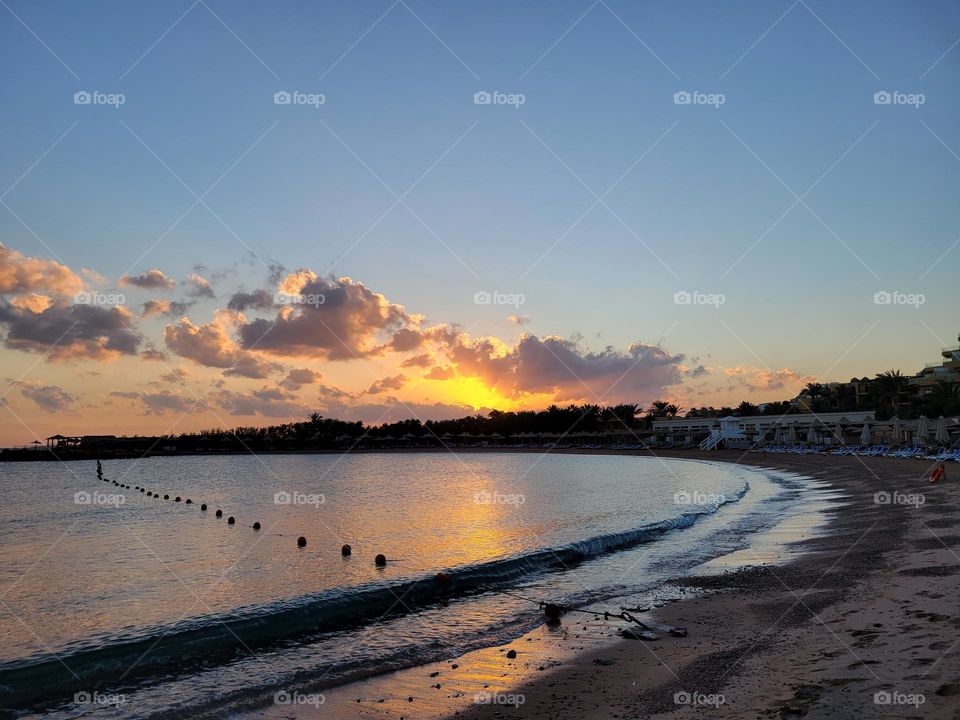 Sunrise at Hurghada