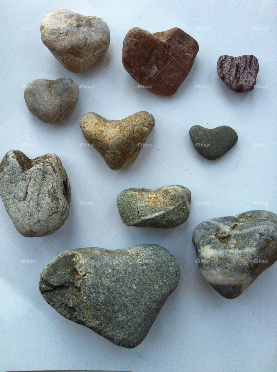 heart love rocks shape by sydney428