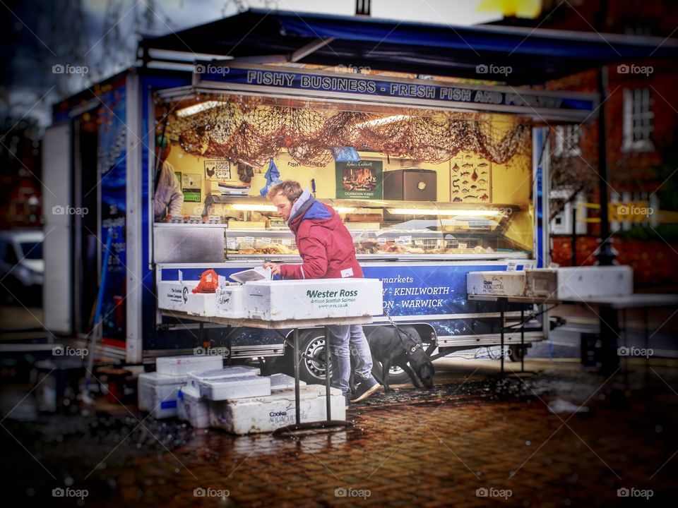 Fish stall