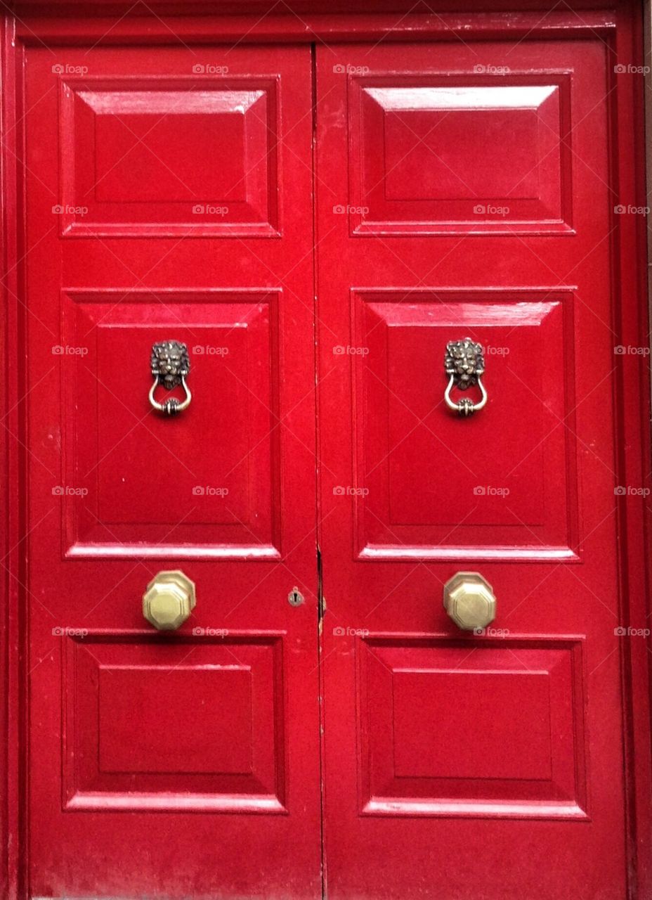 Red door