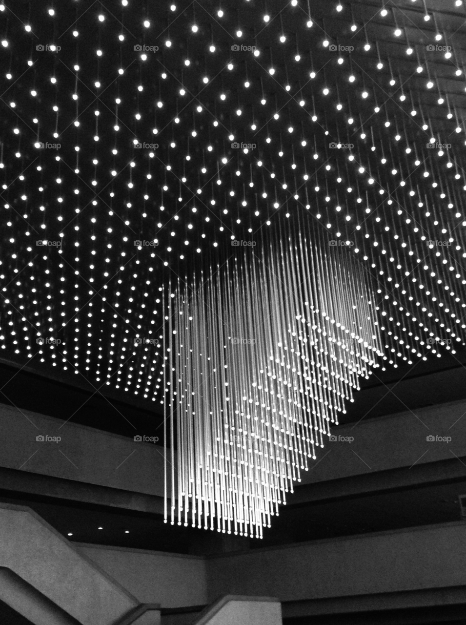 Modern lighting design.