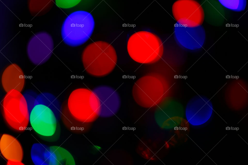 Abstract Christmas Lights