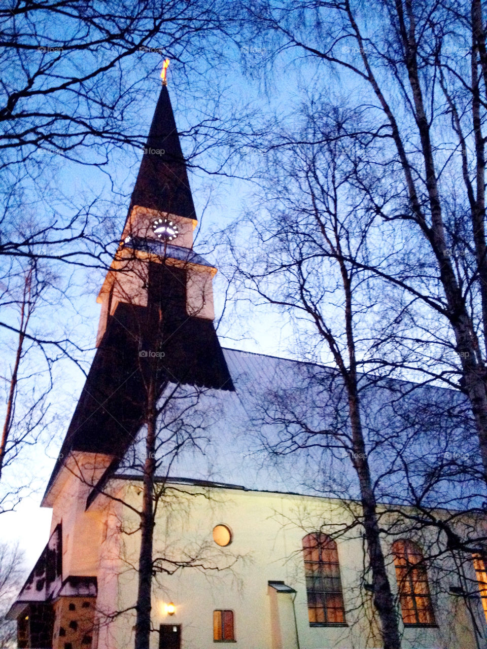 church iglesia finland lapland by santiagovf