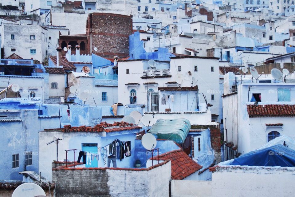 The blue houses of Chefchaouen