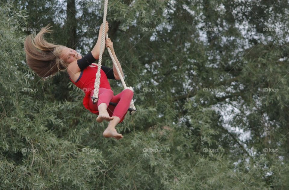 Girl Doing Acrobacy Tricks