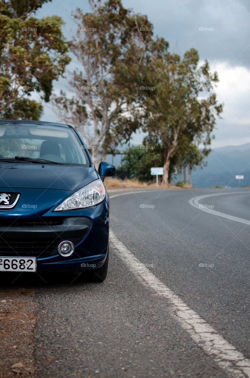 Peugeot 308. our rental car at Crete