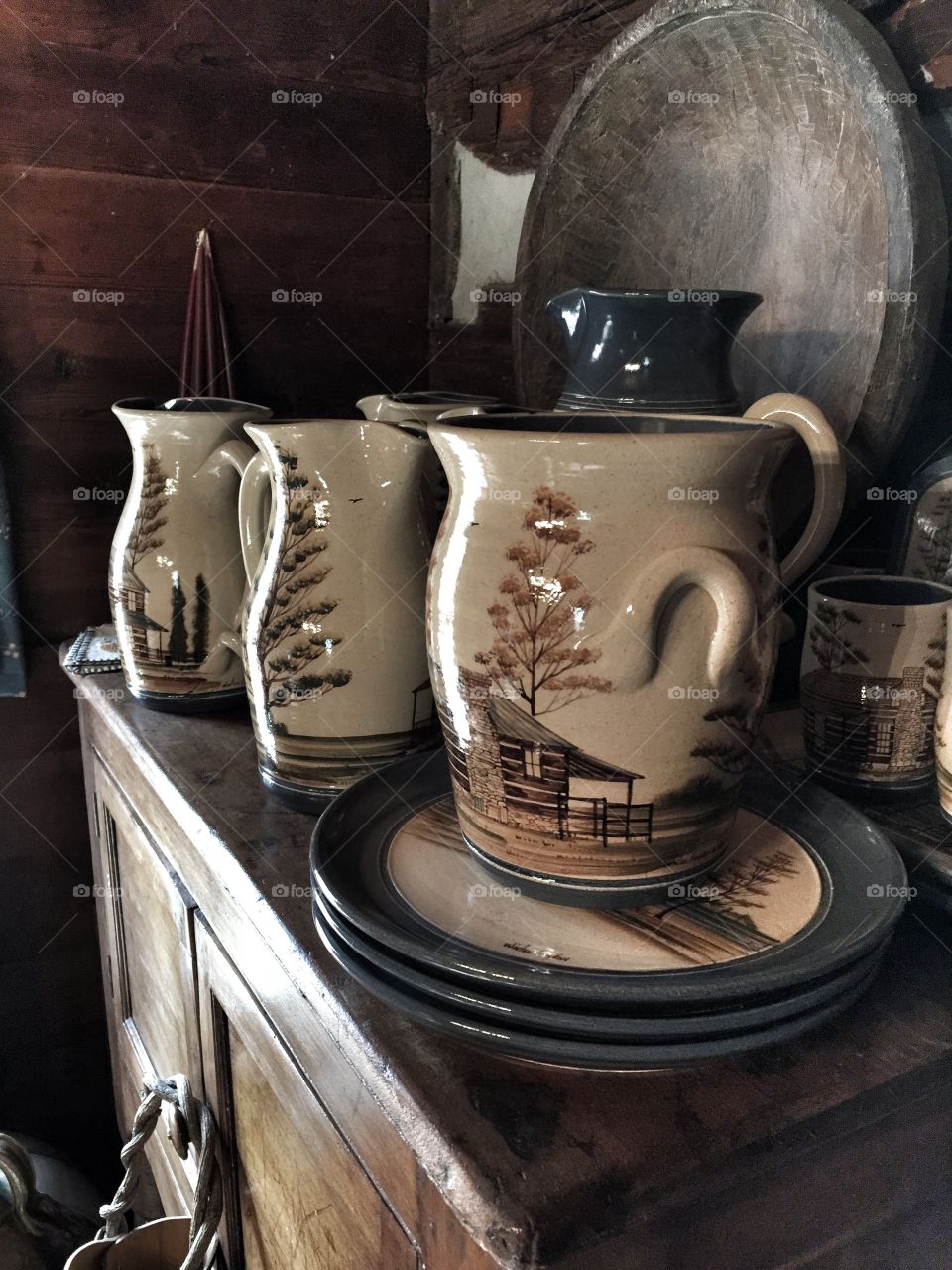Hart square pottery 