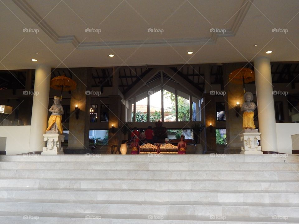 Balinese Hotel Reception