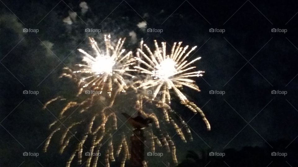 Fireworks, No Person, Celebration, Festival, Christmas