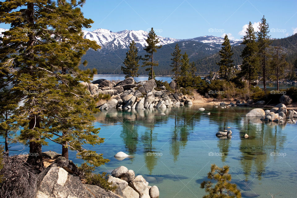 Sand harbor beach