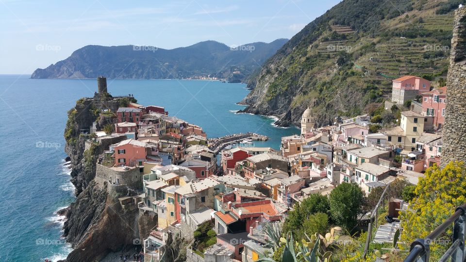 vernazza coast. traveling around italy.  cinque terre