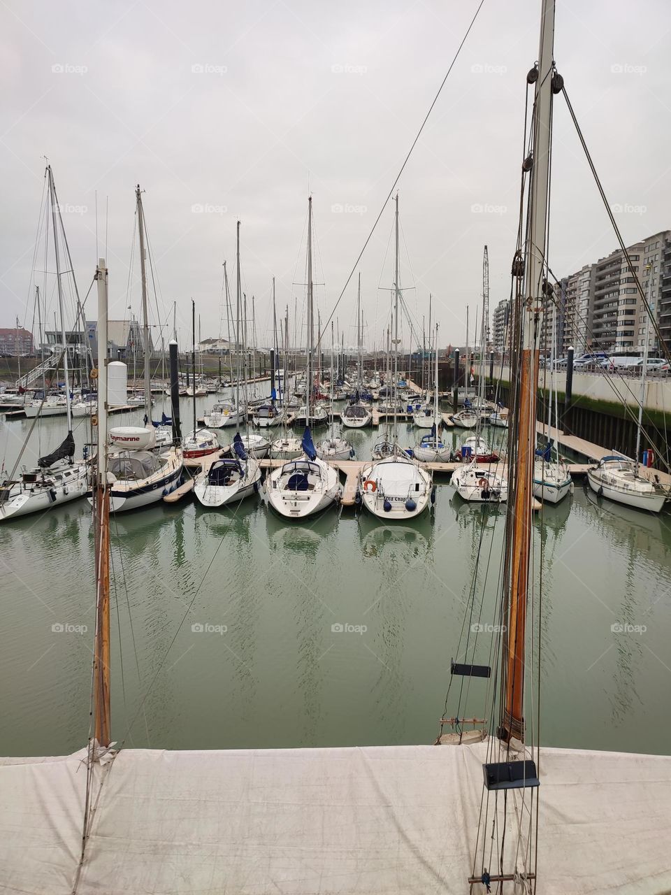 The North Sea , port of blankenberg