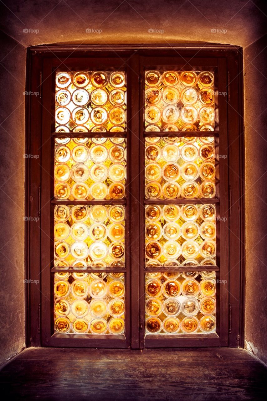 Window in sunlight