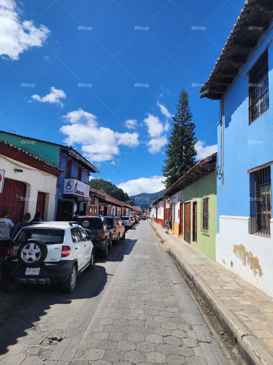 Mexican street in San Cristobal