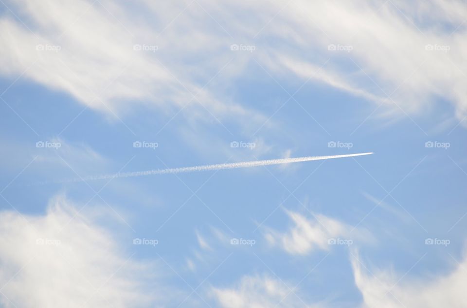 Flying Throught The Clouds.