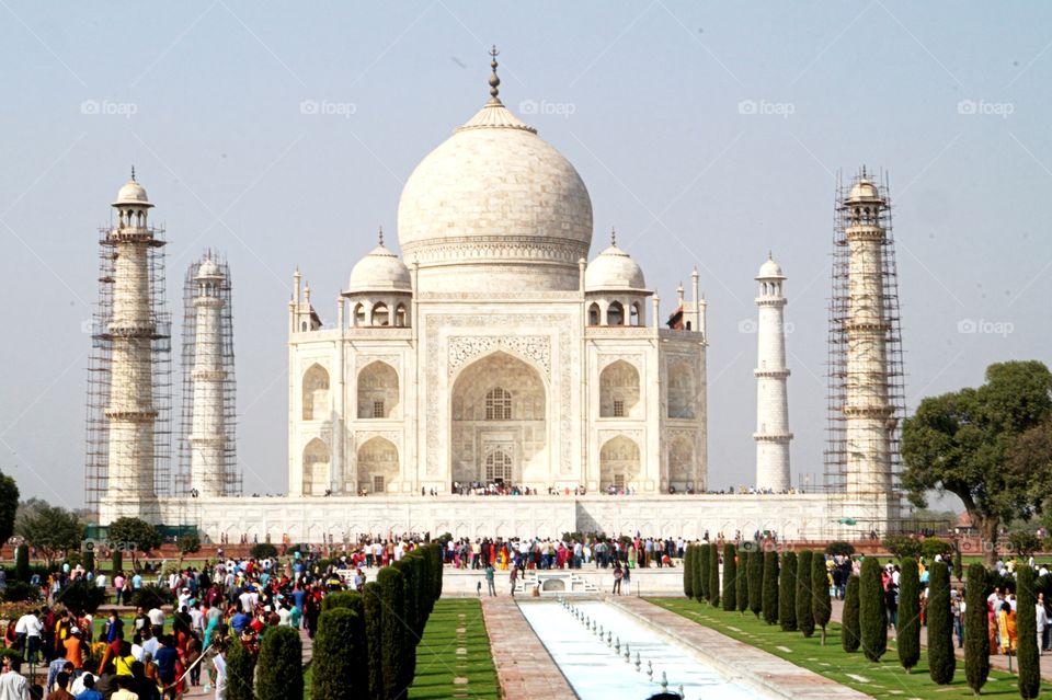 Taj mahal, the symbol of love
