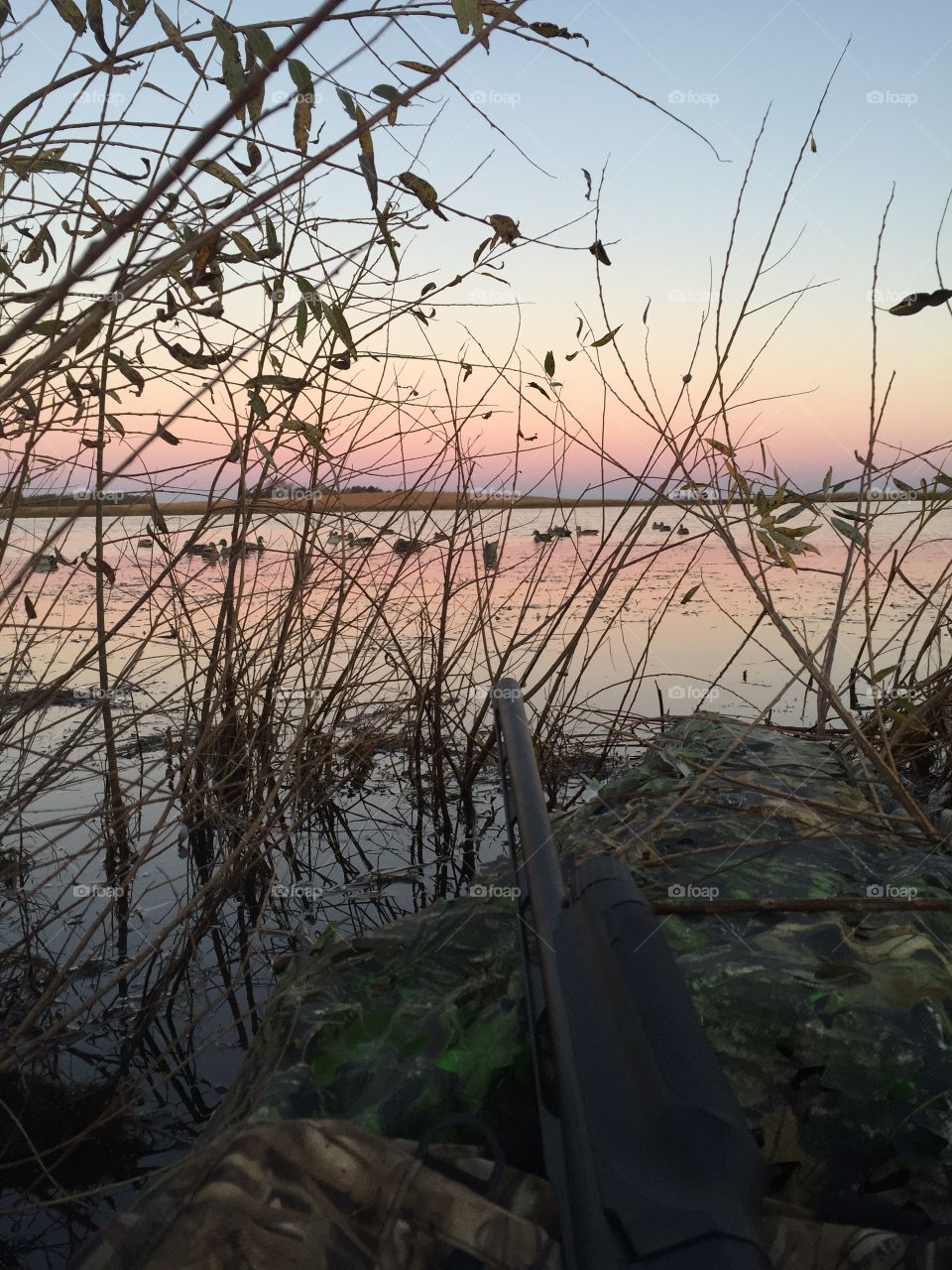 Duck Hunting Sunrise
