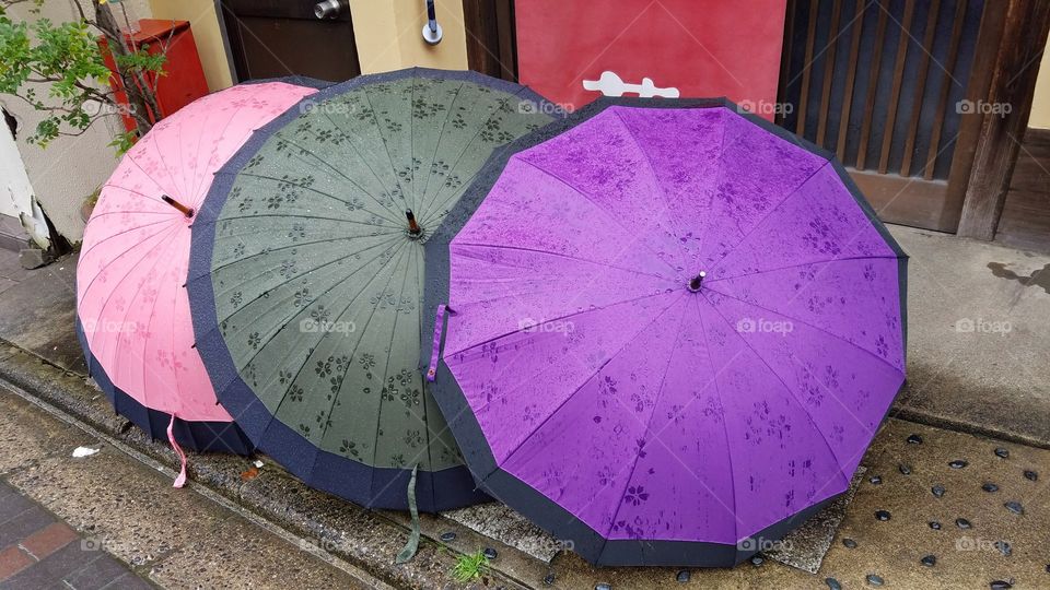 Japanese umbrellas