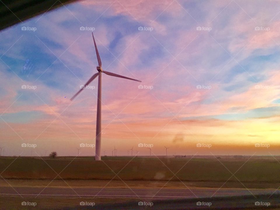Windmill, No Person, Wind, Electricity, Sky
