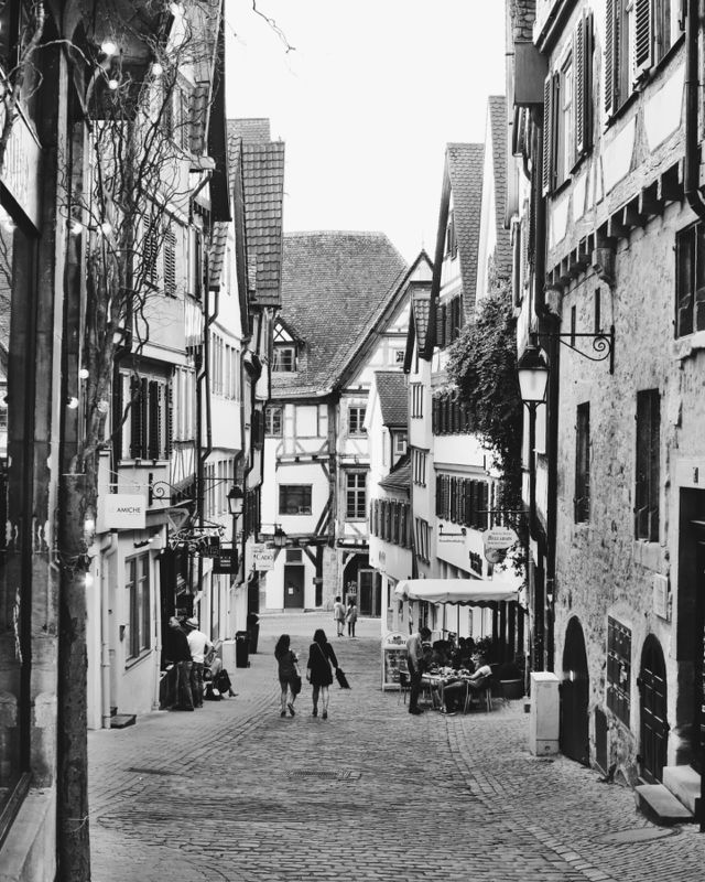 Street view of Tübingen, Germany