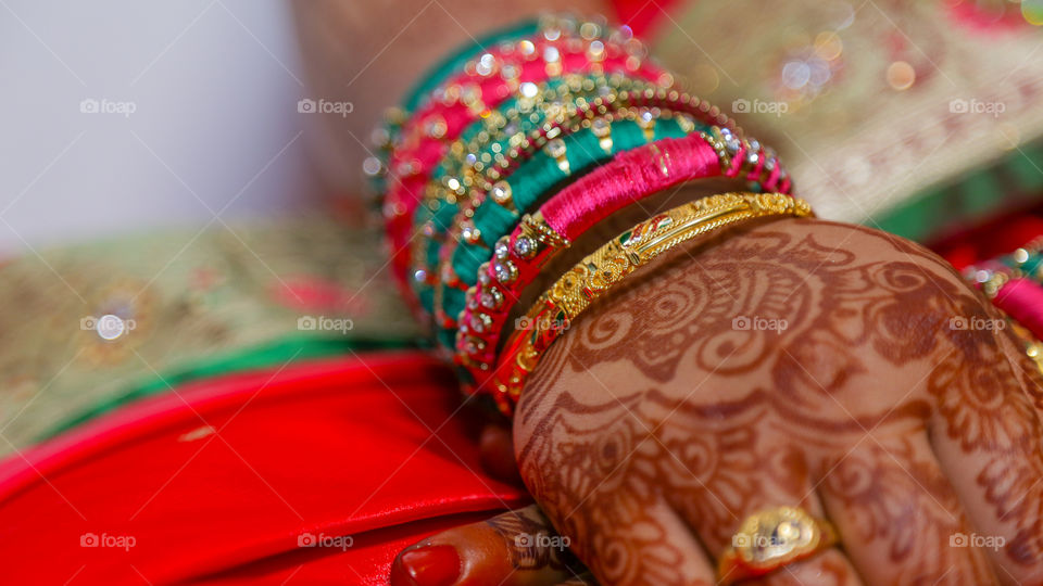 sneak shot of a bangle